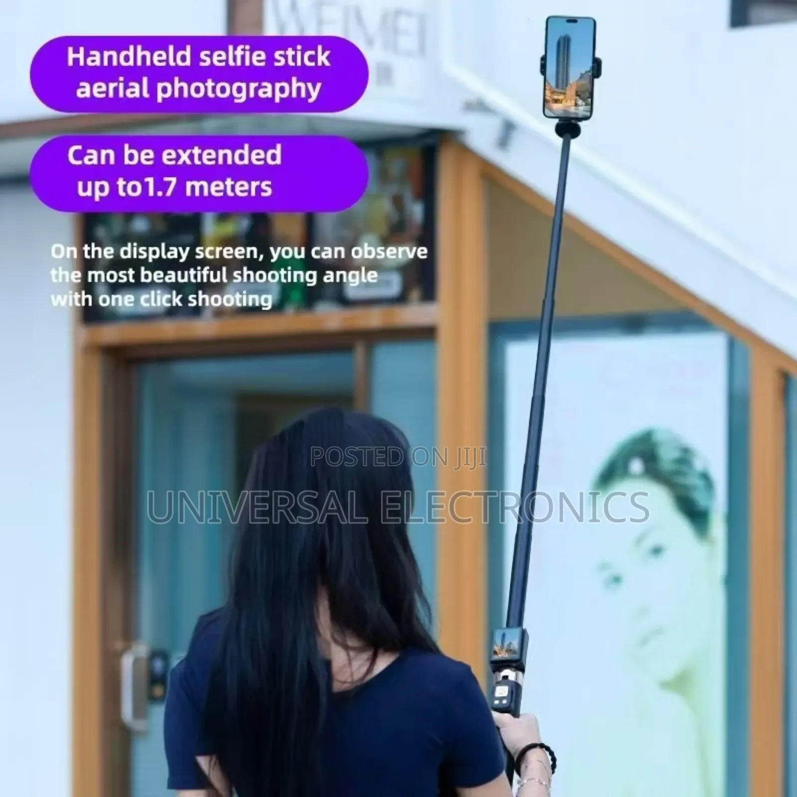 Original 3 in 1 Gimbal Tripod With Projection Screen(1meter)