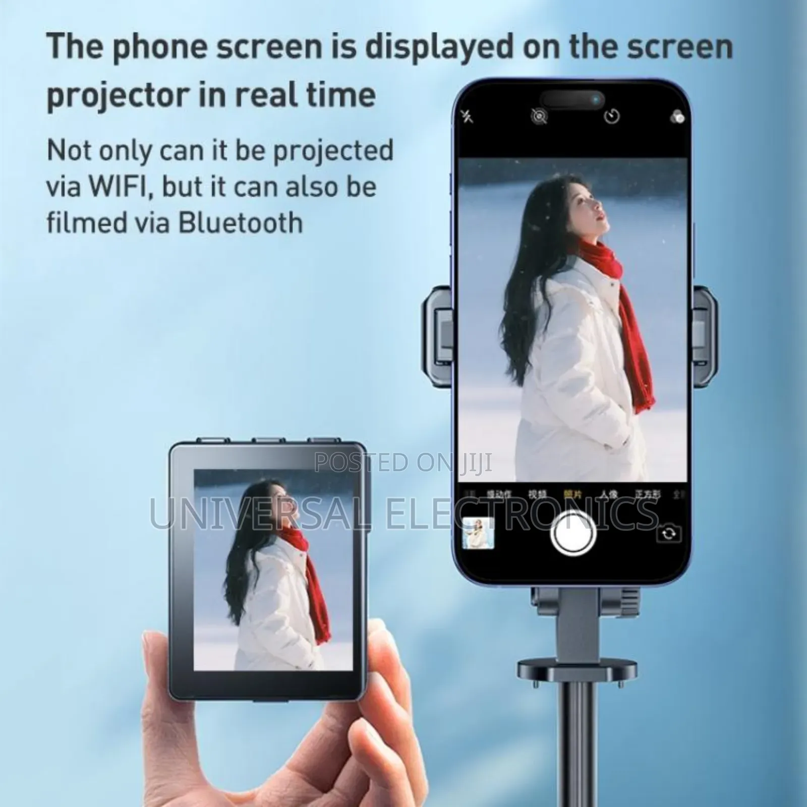 Pro Selfie_stick(Built-in Foldable Legs for Stable Support)