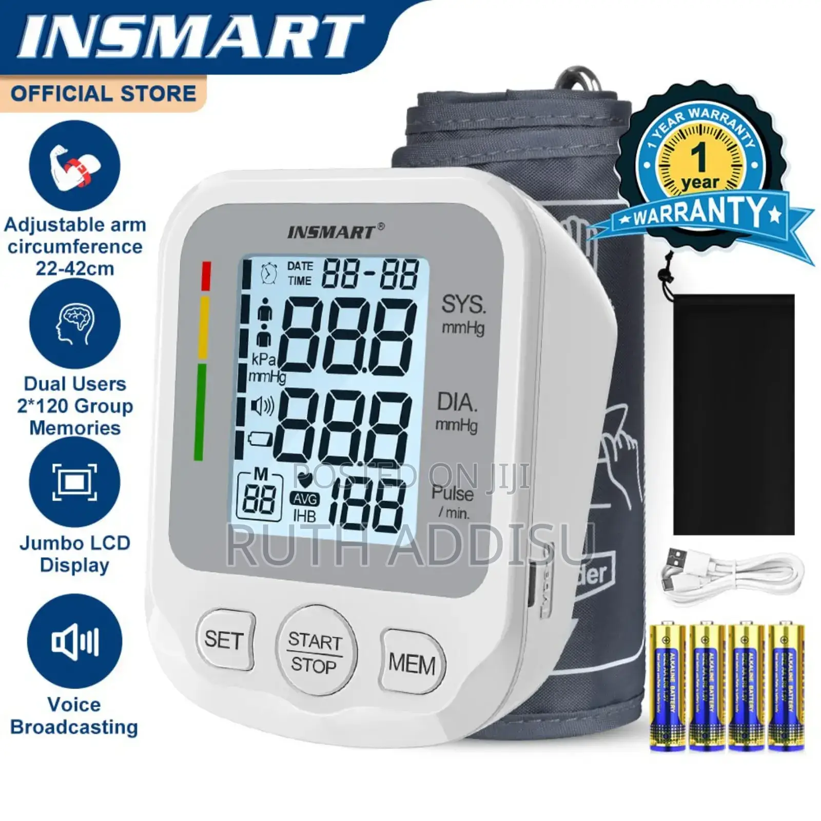 Digital Blood Pressuer Monitor骨髓medical Bp in Addis Ababa