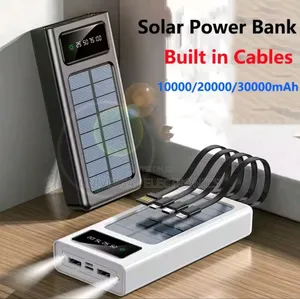 30000 Mah Multi-Port Solar Power Bank – Strong, Reliable