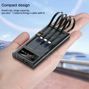 Photo - Universal Compatible + Dual Led Flashlight in ሶላር ፖወር Bank