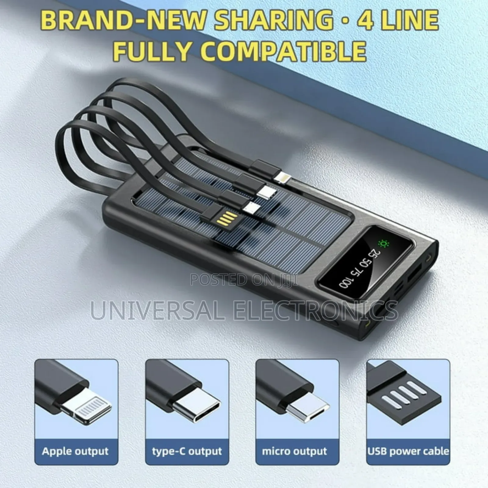 Hot Charging Power Bank(Made From Fireproof Abs Plastic)