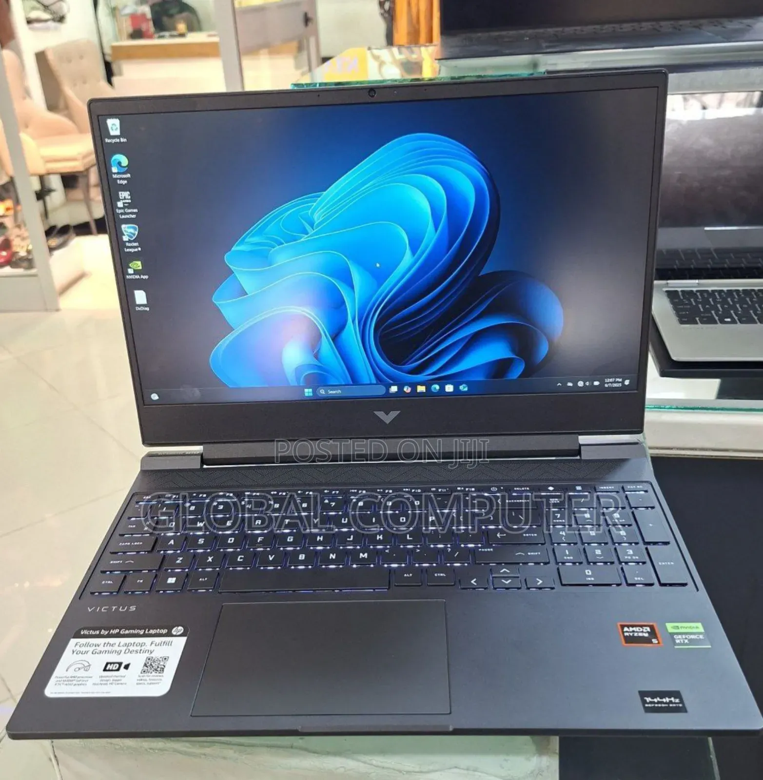 New Laptop HP Victus 15 8GB Intel Core I7 SSD 512GB