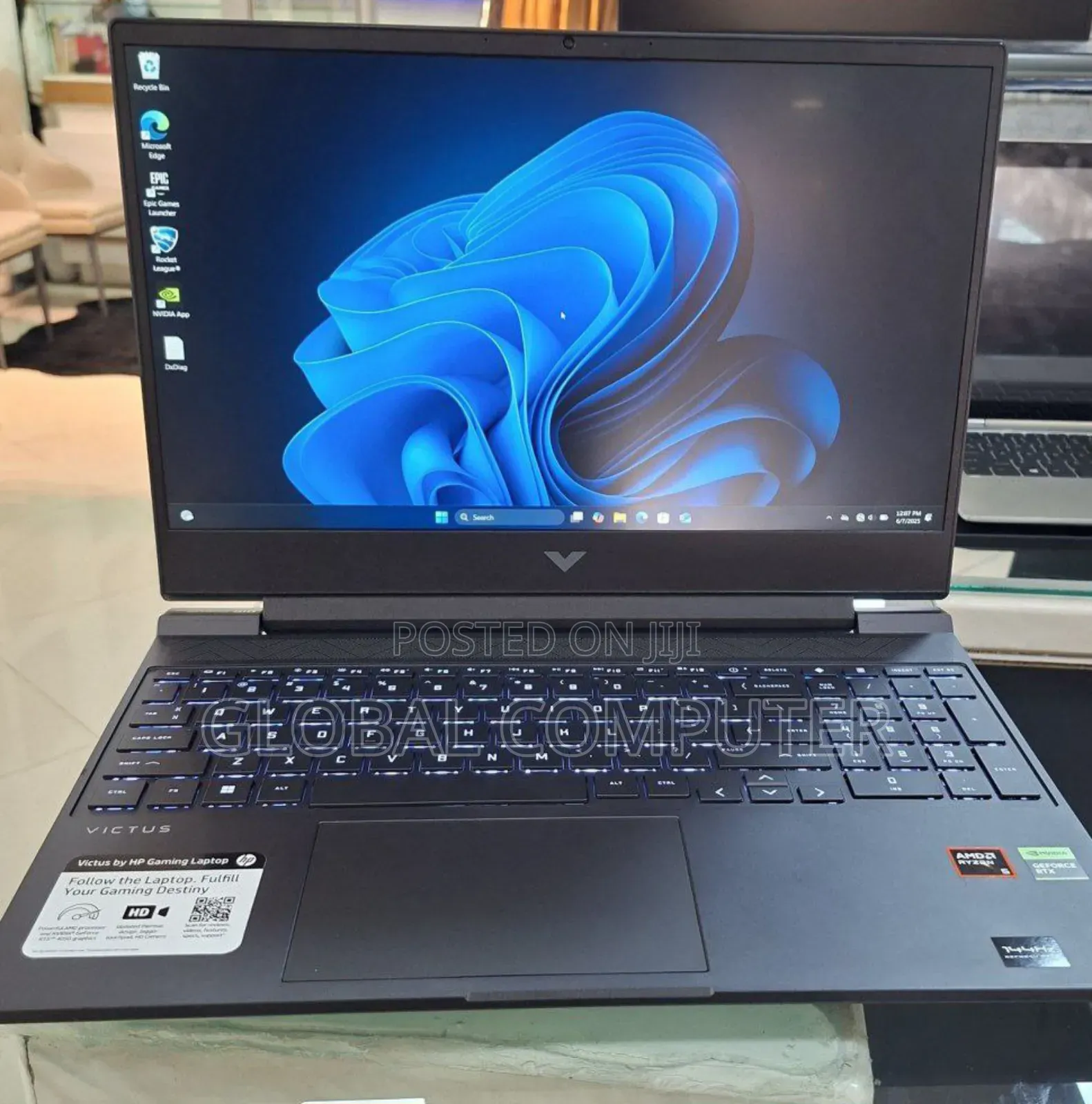 New Laptop HP Victus 15 8GB Intel Core I7 SSD 512GB