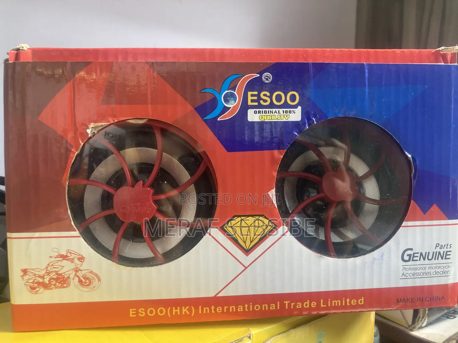 Esoo Motorcycle and Bajaj Speaker and Player