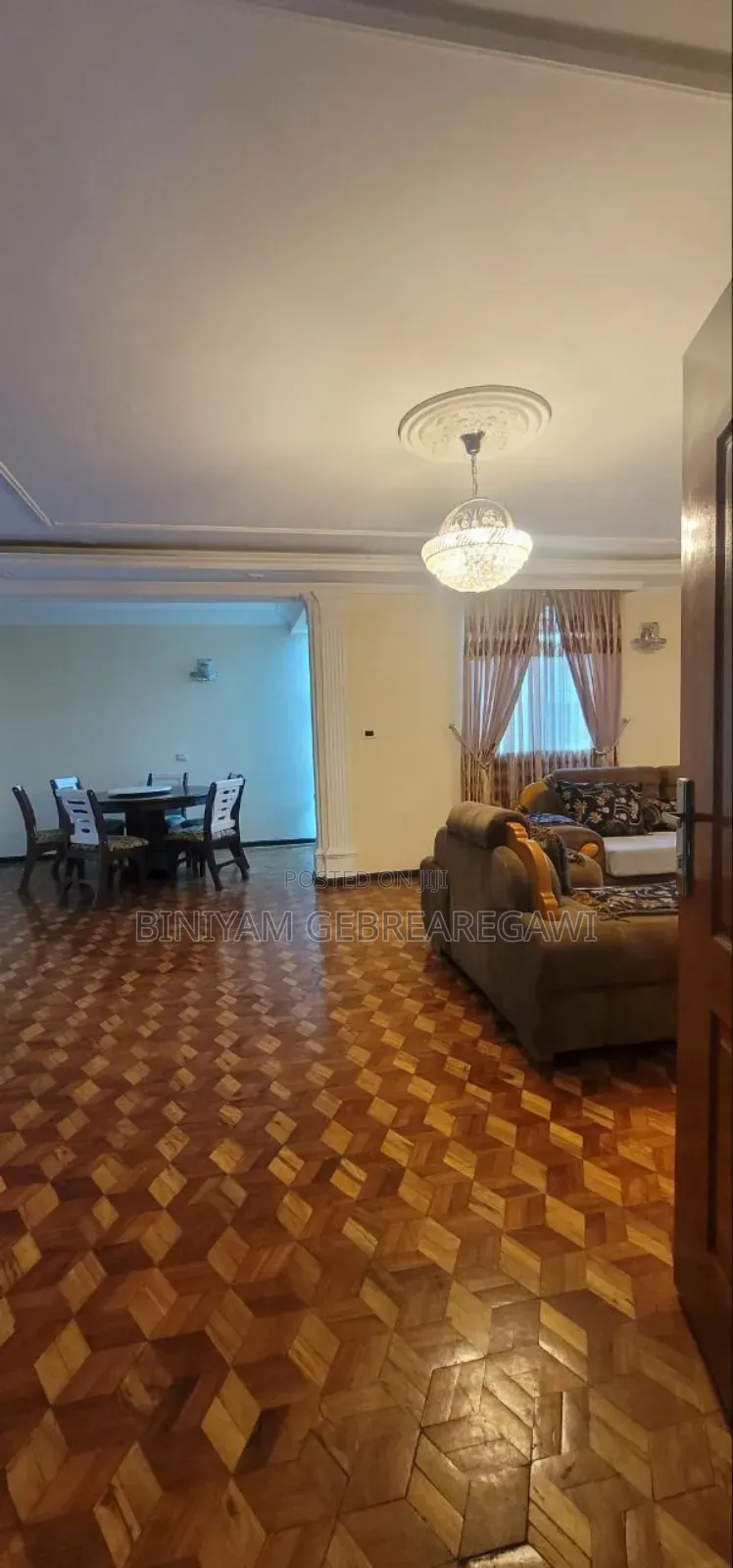 Furnished 5bdrm House in G+1, Yeka for rent