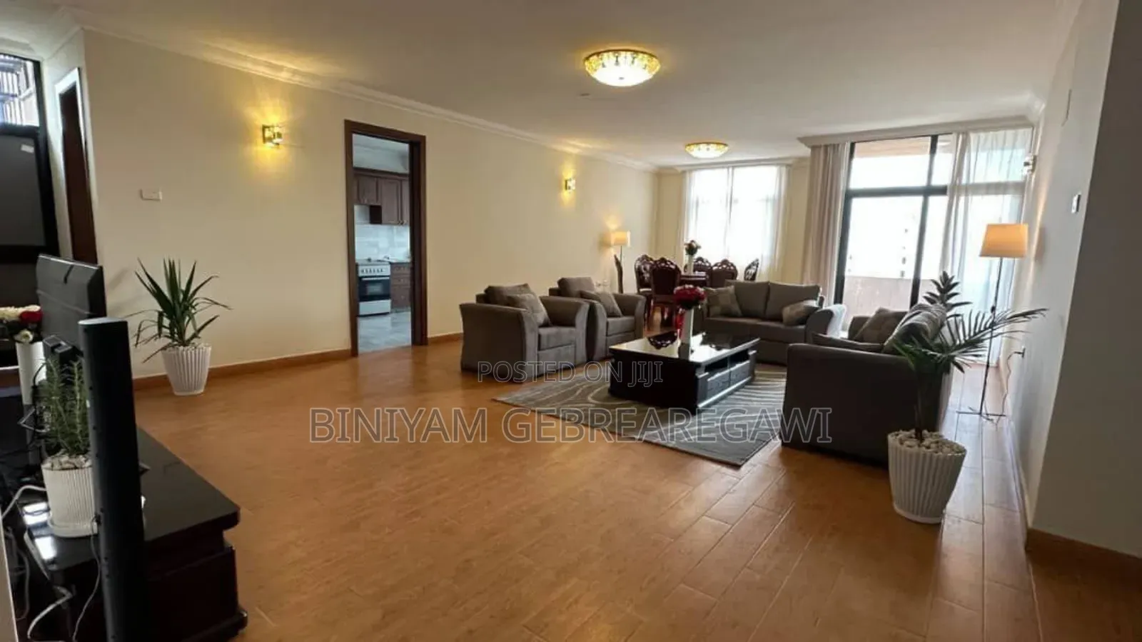 Furnished 5bdrm House in G+1, Yeka for rent