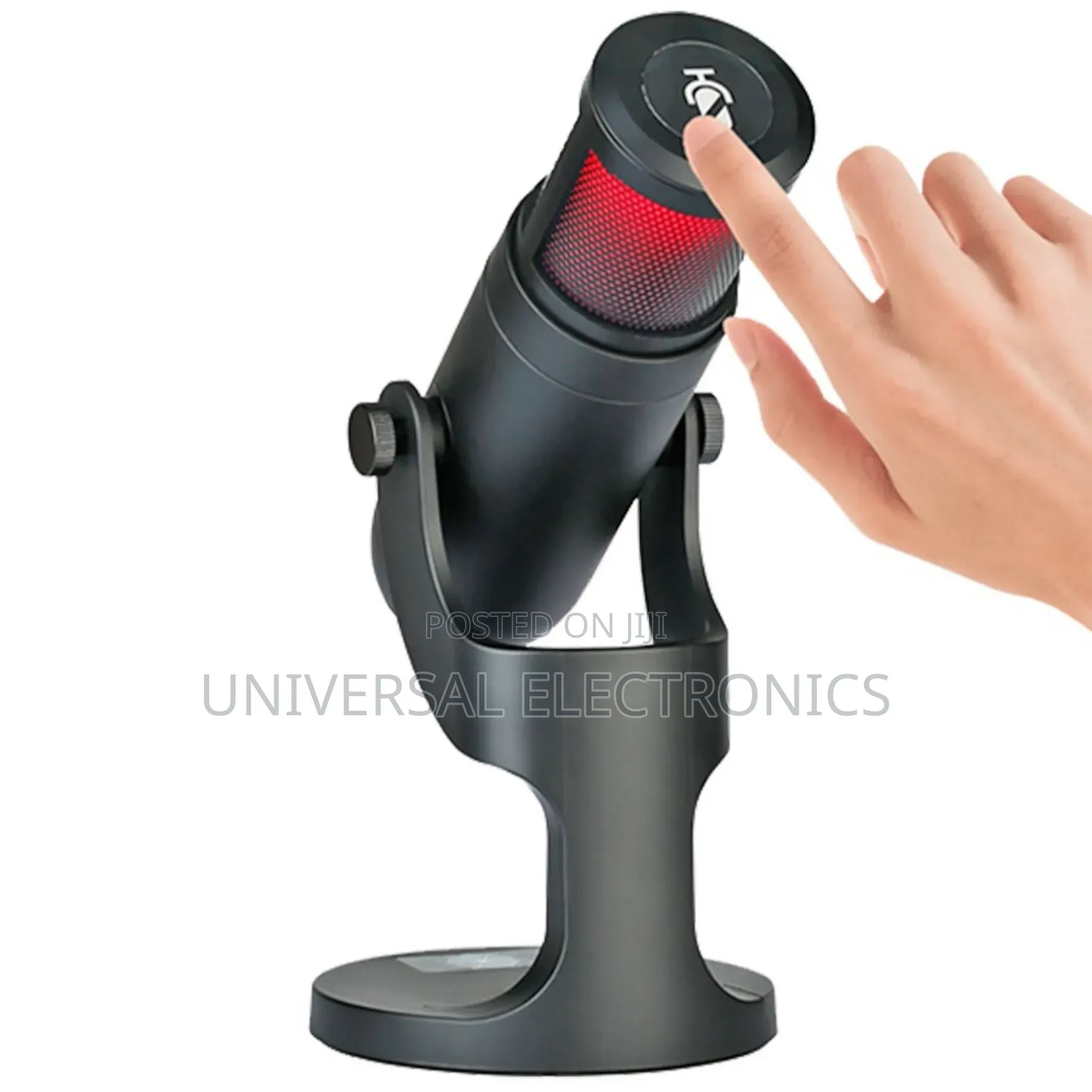 Pro-Level Usb Condenser Mic – With Vibrant RGB Stand
