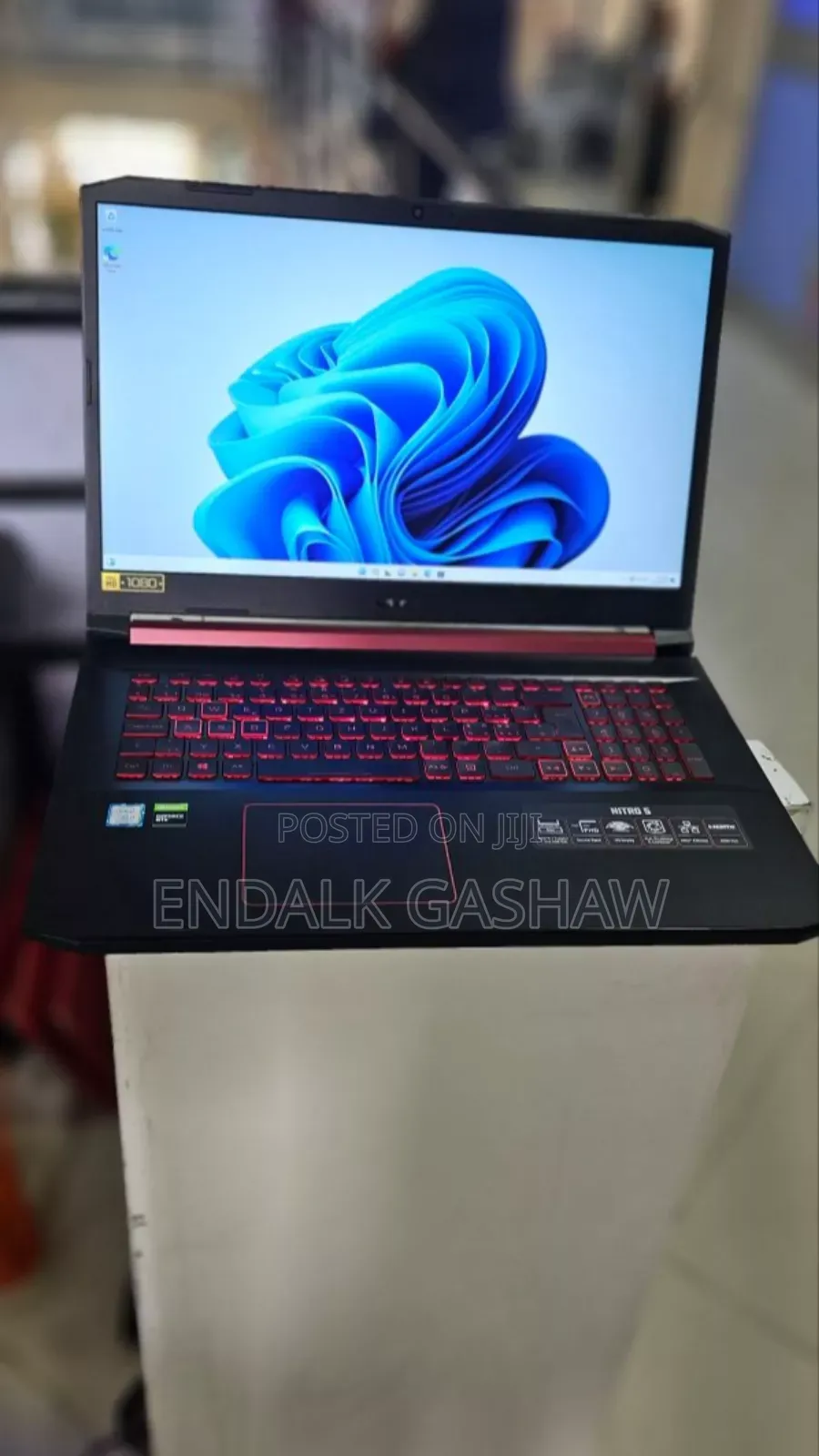 New Laptop Acer Nitro 5 16GB Intel Core I7 SSD 512GB