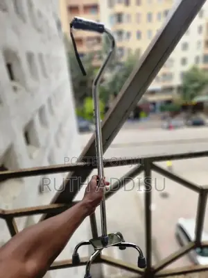 Quadra Leg Cane New With Stand Medical Cane New Stainless