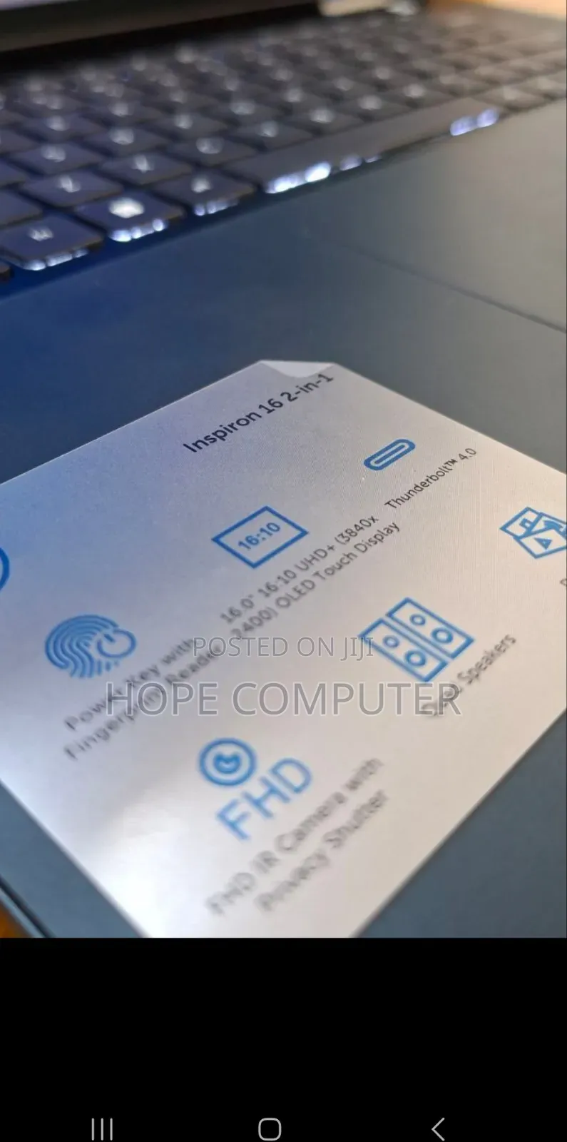 New Laptop Dell Inspiron 15 16GB Intel Core I7 SSD 1T