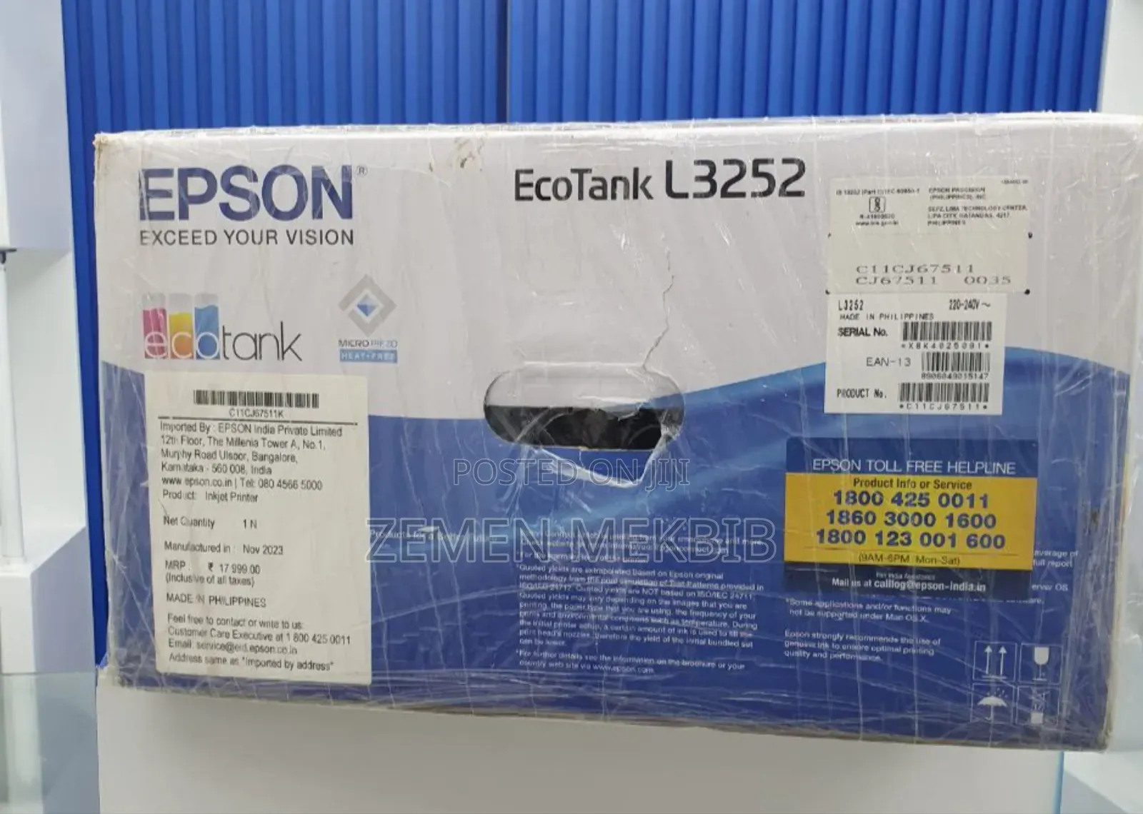Epson Allin One L3252 Eko Tank