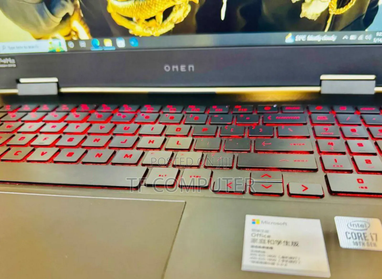 New Laptop HP Omen 15 16GB Intel Core I7 SSD 1T