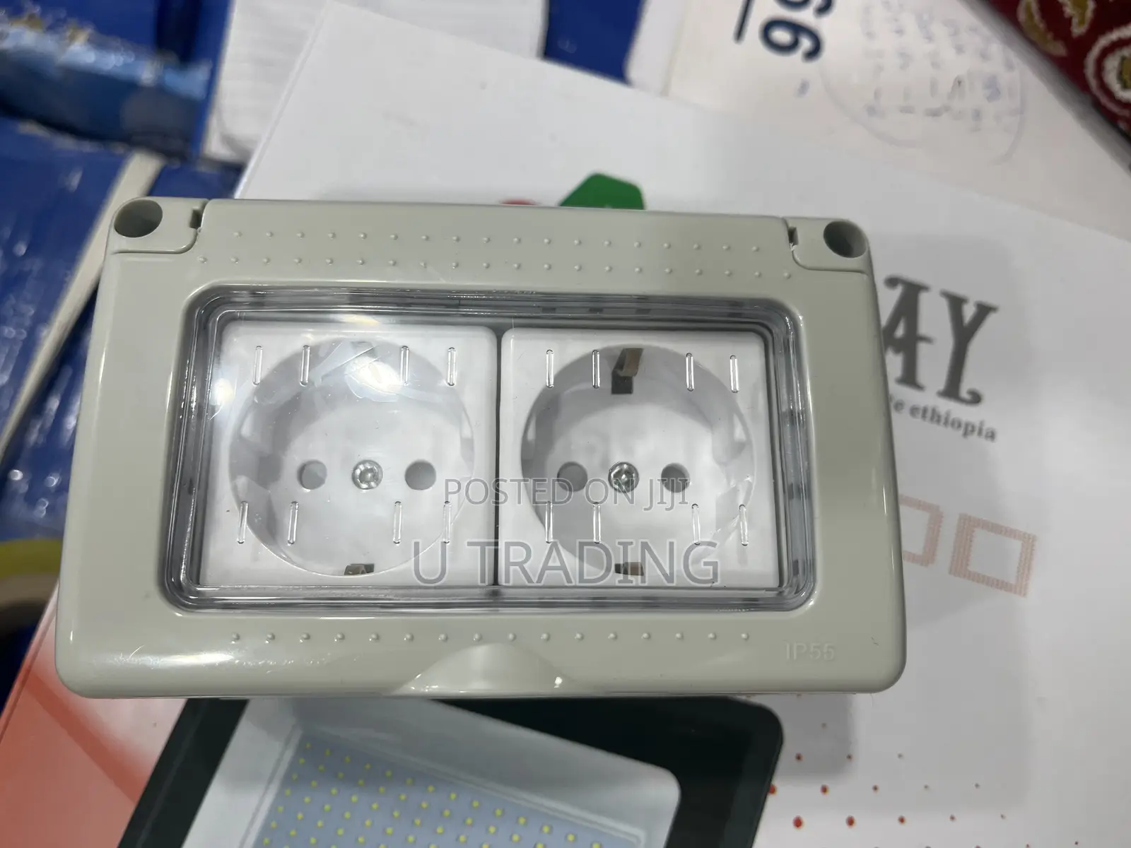 Water Proof Double Socket