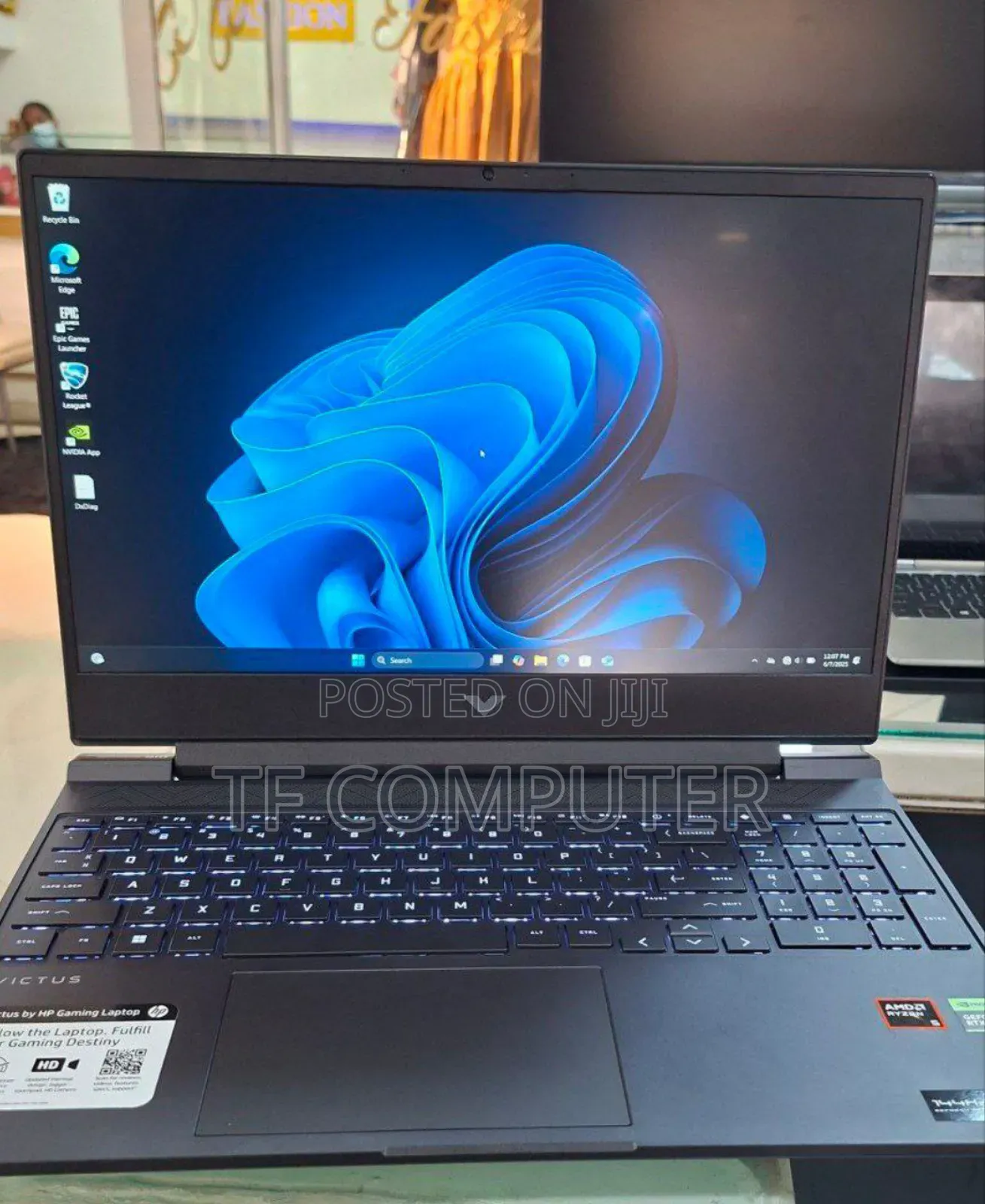 New Laptop HP Victus 15 8GB AMD Ryzen 5 SSD 512GB