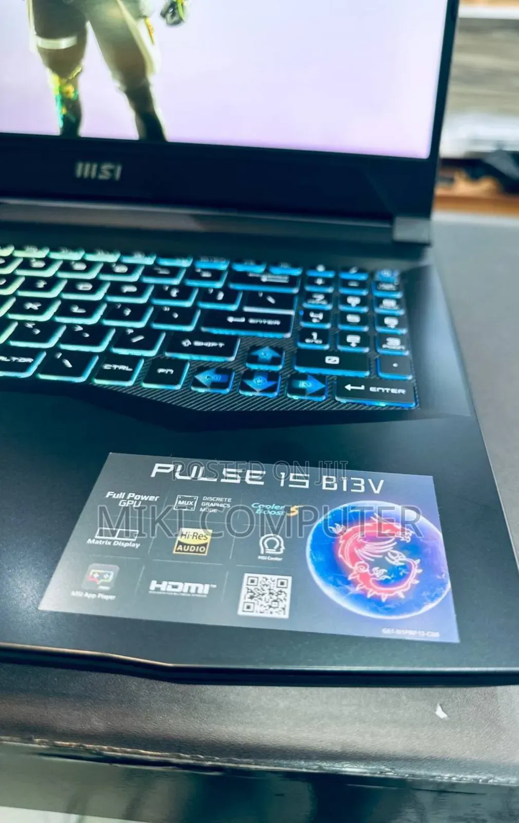 New Laptop MSI Pulse GL66 16GB Intel Core I7 SSD 1T