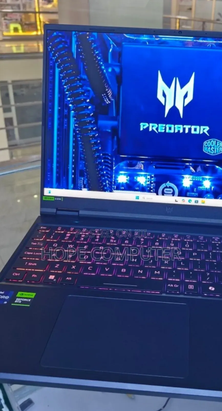 New Laptop Acer Predator Helios 300 16GB Intel Core I9 SSD 1T