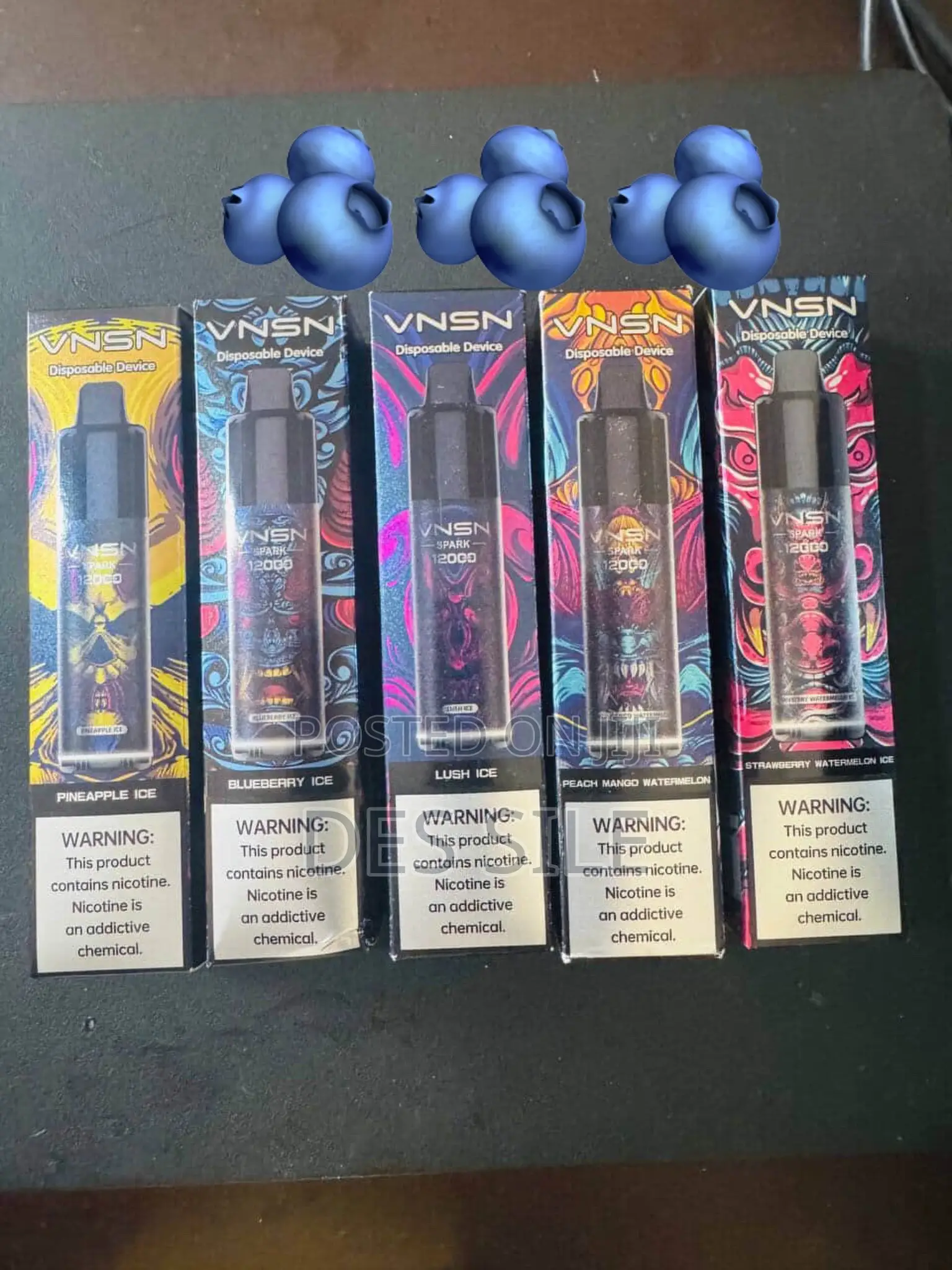 VNSN Spark 12000 Blueberry Ice