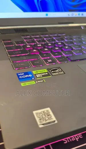 New Laptop Asus ROG Strix G16 G614 16GB Intel Core I7 SSD 1T