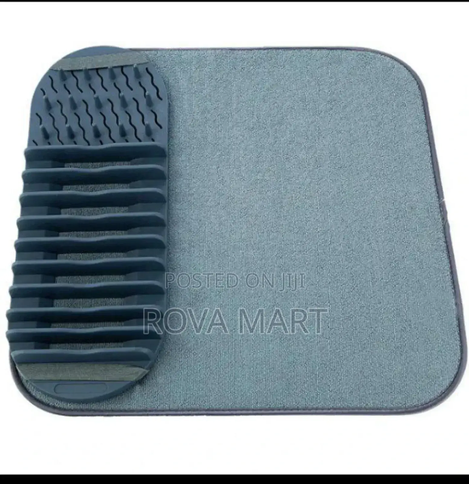 Dish Drying Rack With A Drying Mat.