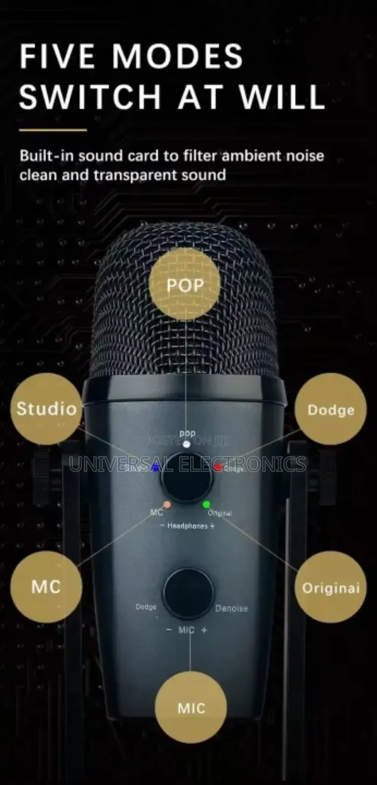 Pro Usb Studio Mic With Bluetooth Noise Reduction