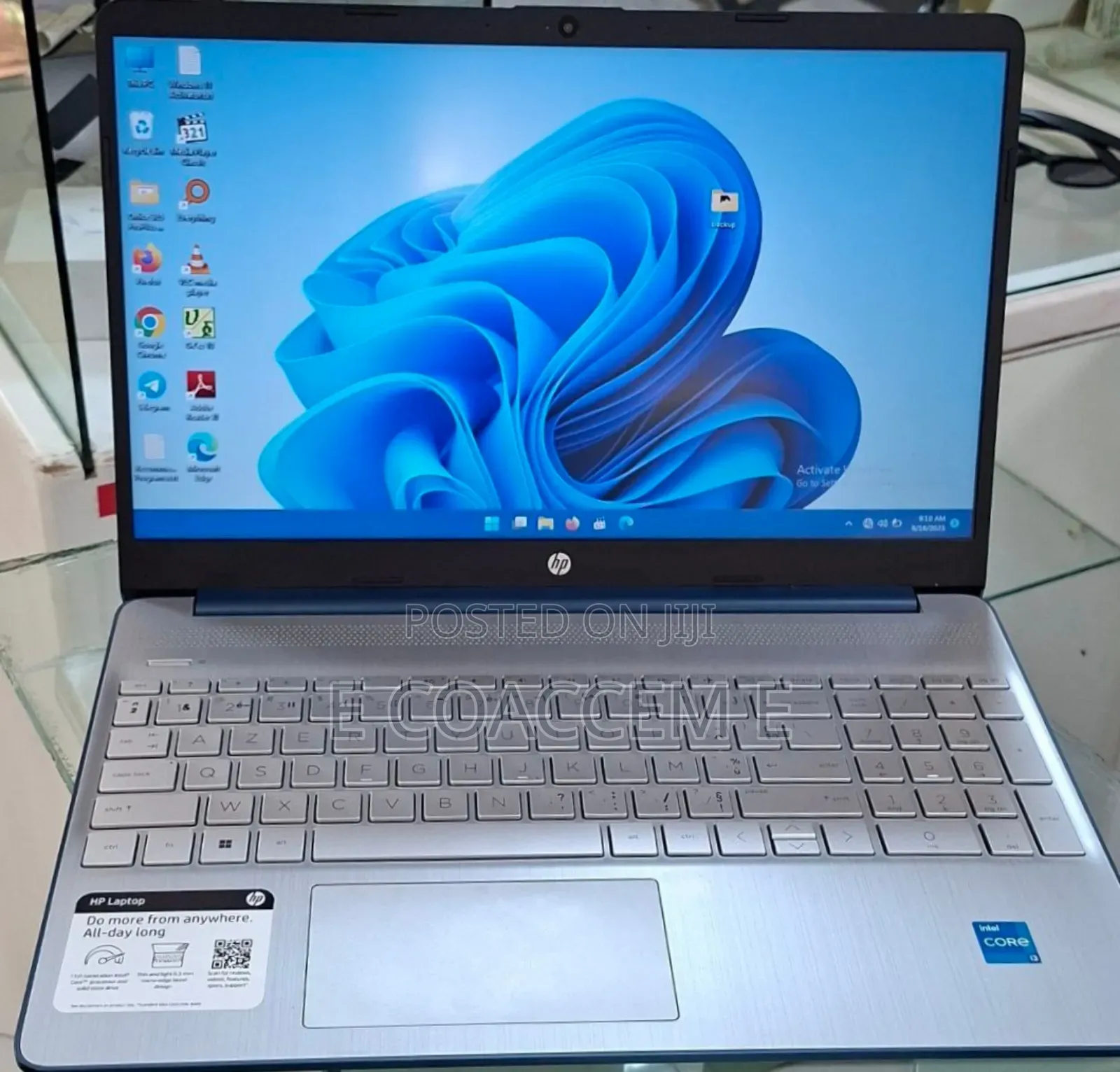 New Laptop HP 8GB Intel Core I3 SSD 512GB