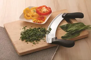 Photo - Pizza Cutter - Pizza Slicer - Mezzaluna / Mincing