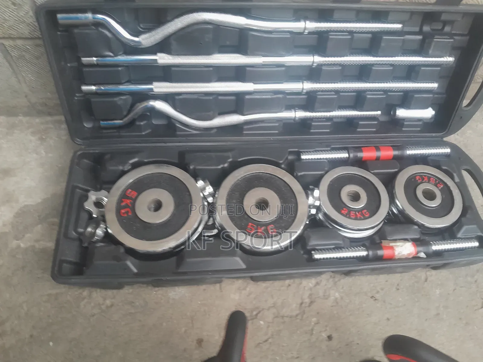 York 58 Kg Adjustable Dumbbell and Barbell