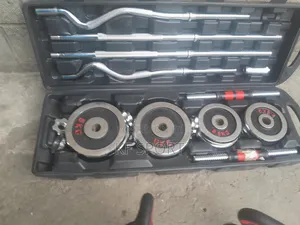 York 58 Kg Adjustable Dumbbell and Barbell