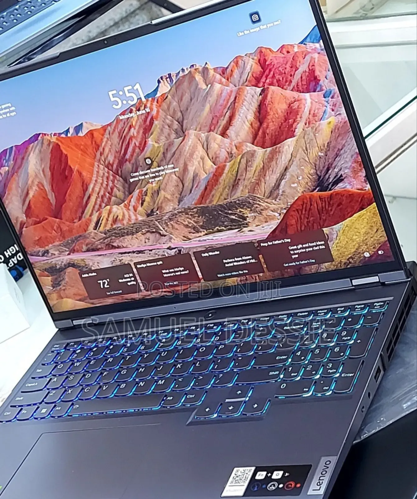 New Laptop Lenovo Legion 5 16GB AMD Ryzen 7 SSD 512GB