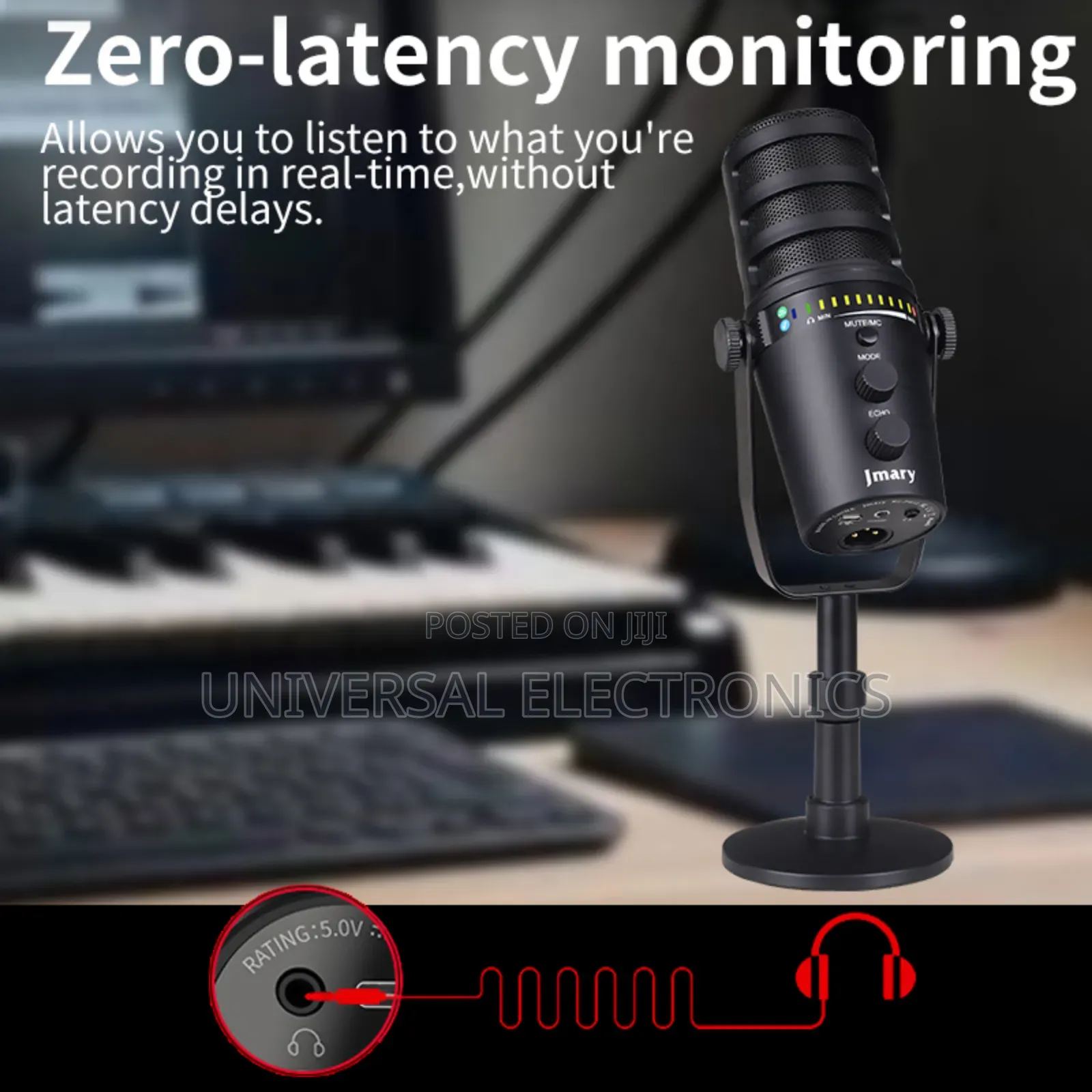 Smart Recording Microphone With XLR Support