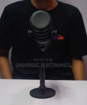 Noise-Reducing XLR Condenser With Mute Button Stand