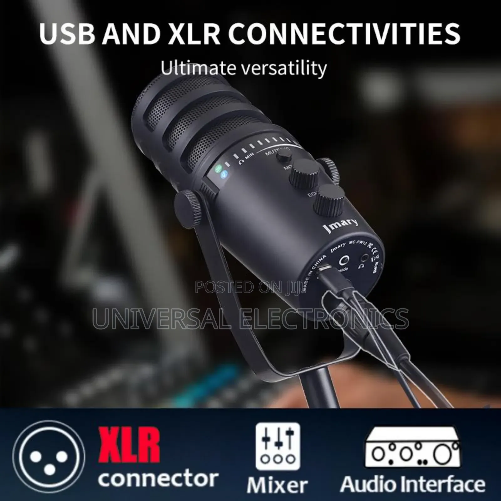 Dual Connection Jmary Original Usb XLR Studio Microphone