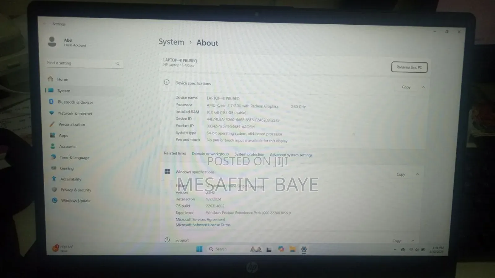 New Laptop HP Stream Notebook 16GB AMD Ryzen 5 SSD 512GB