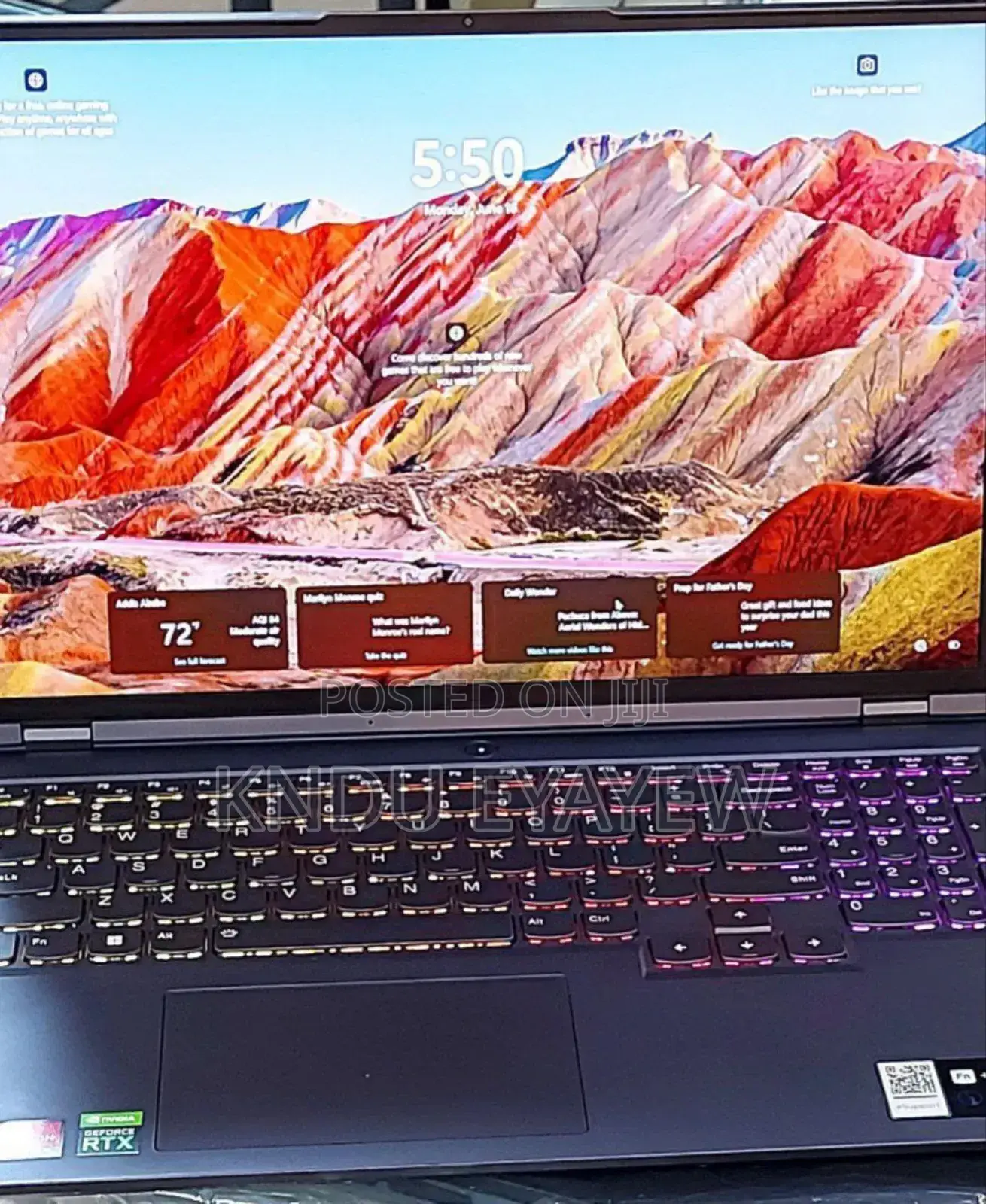 New Laptop Lenovo Legion 5 16GB AMD Ryzen 7 SSD 512GB