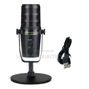 Photo - Noise-Reducing XLR Condenser With Mute Button Stand