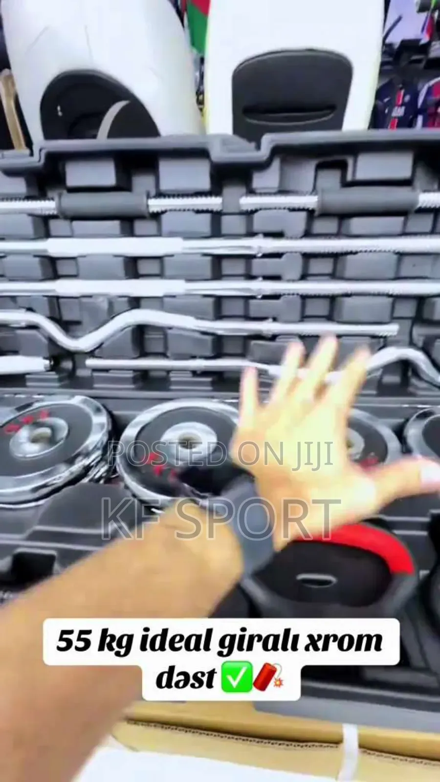 58 Kg York Adjustebi Dumbbee, Barbell and Kettlebell