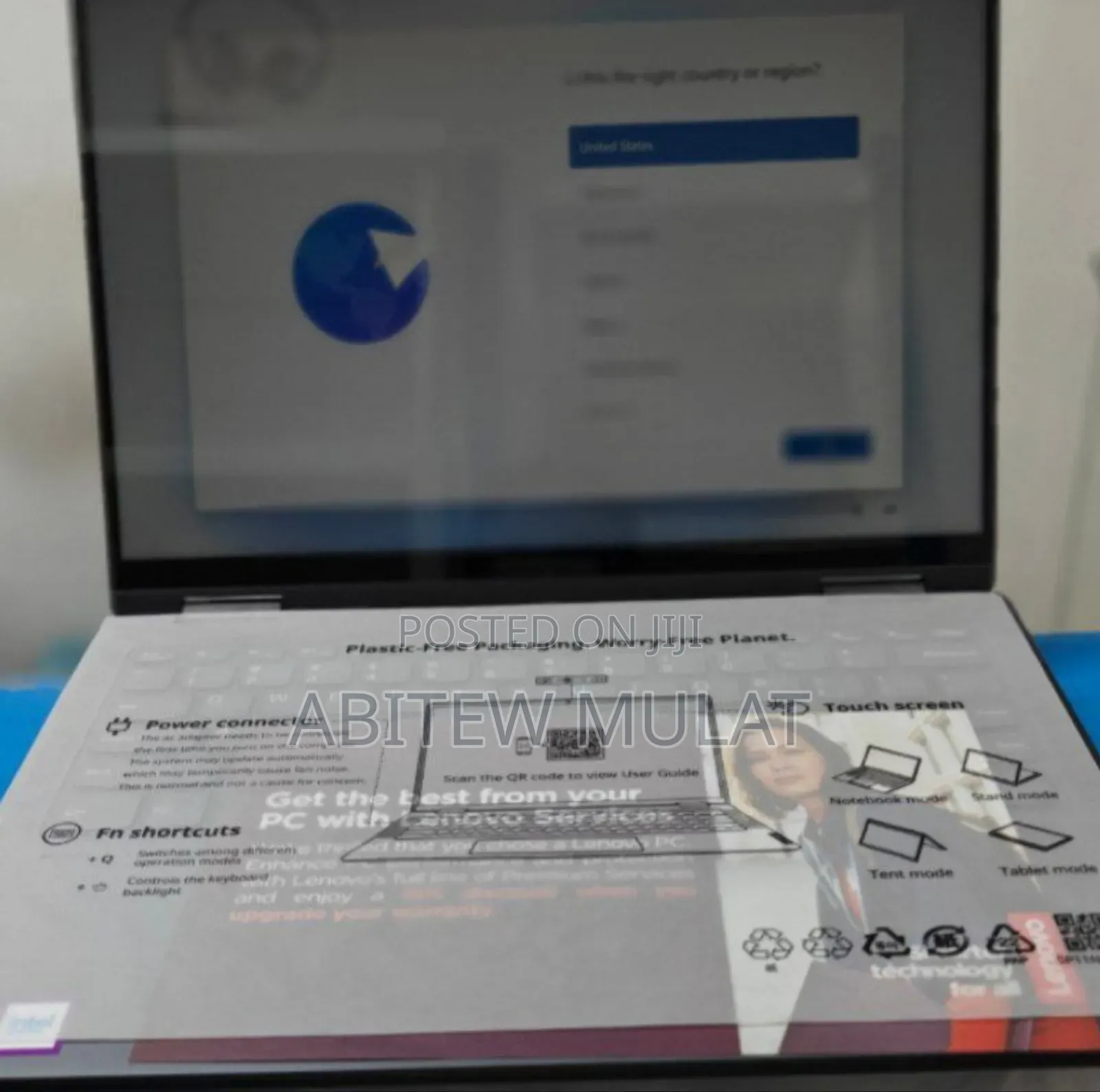 New Laptop Lenovo Yoga 7i 16GB Intel Core I7 SSD 512GB