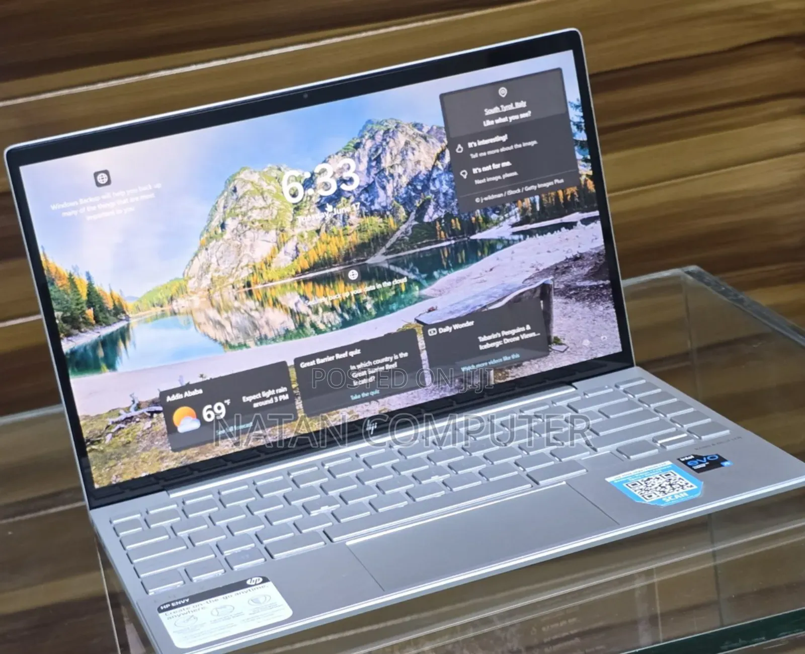 New Laptop HP Envy 15 8GB Intel Core I5 SSD 256GB