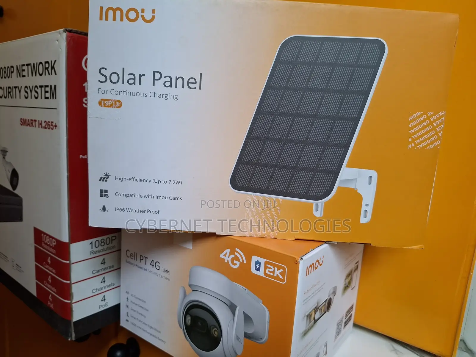 Imou Cell Pt 4g Battery-Powered With Solar Panel