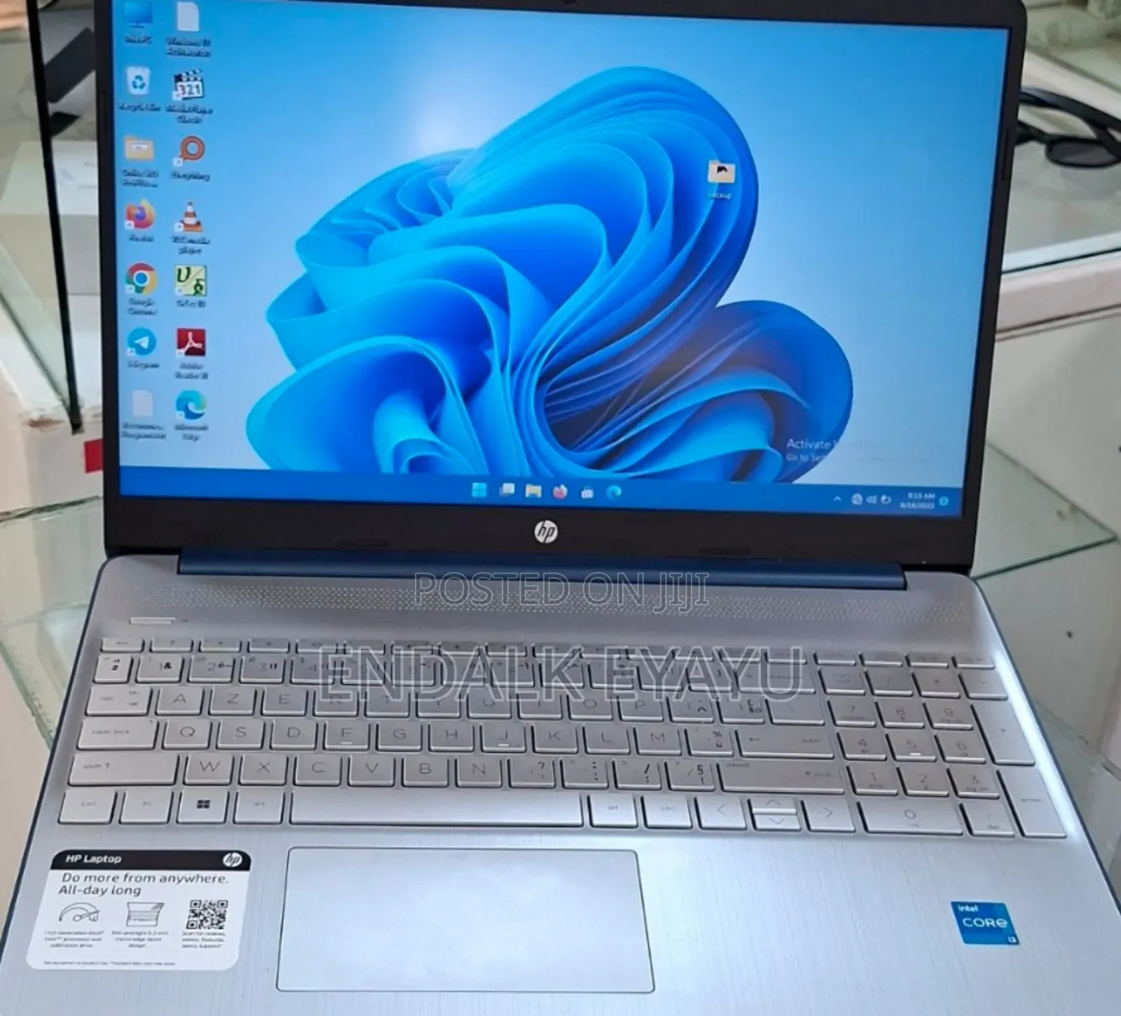 New Laptop HP 8GB Intel Core I3 SSD 512GB