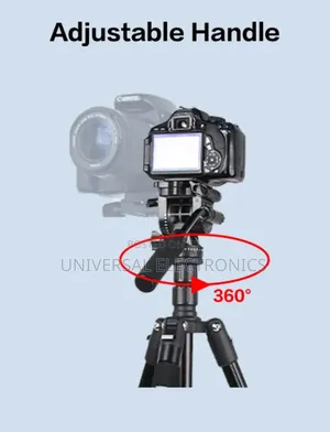 2-in-1 Tripod + Monopod for Flexible Shooting Angles