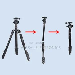 2-in-1 Tripod + Monopod for Flexible Shooting Angles