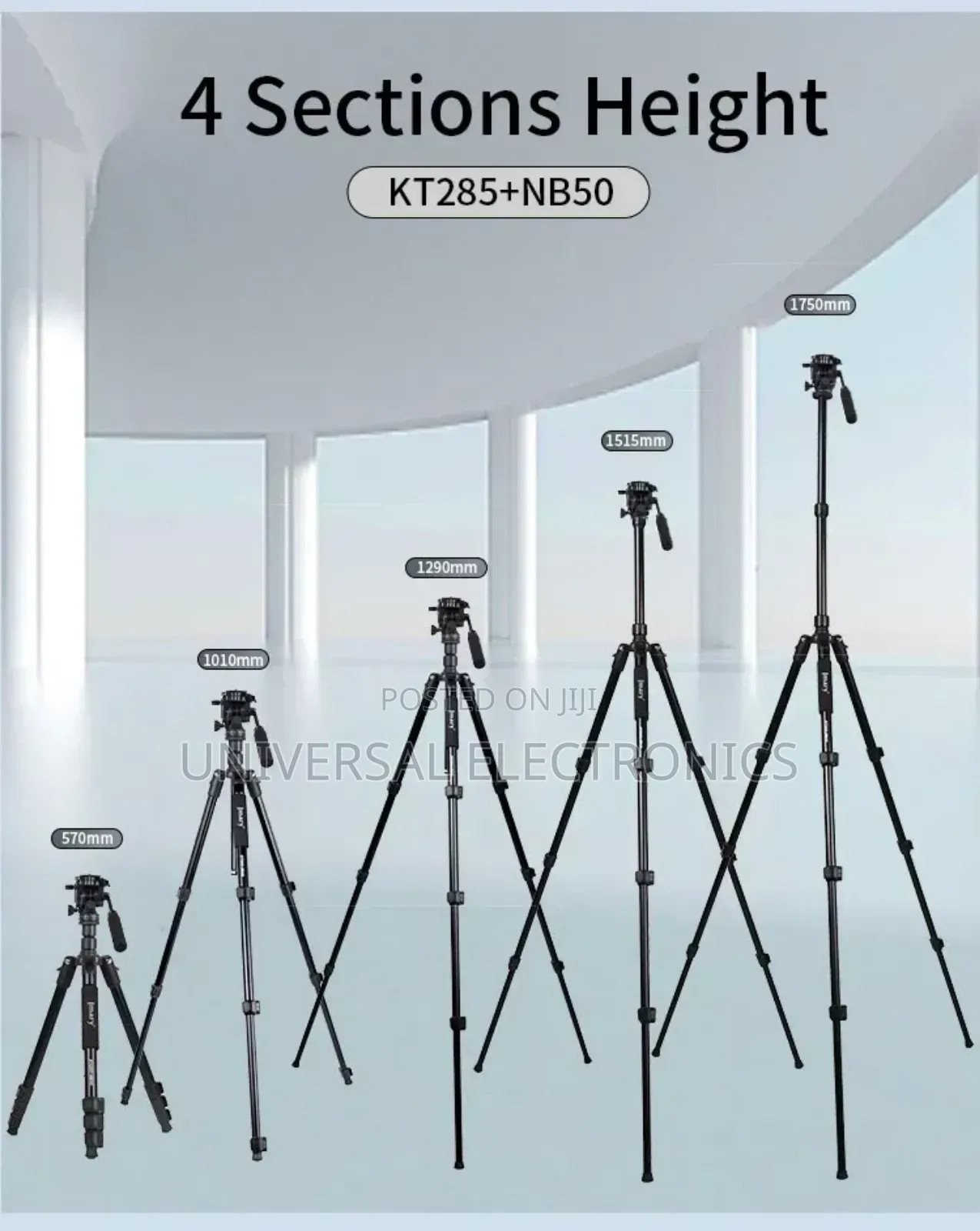 Original Tripod Stand for Streaming, Filming, and Studio Use
