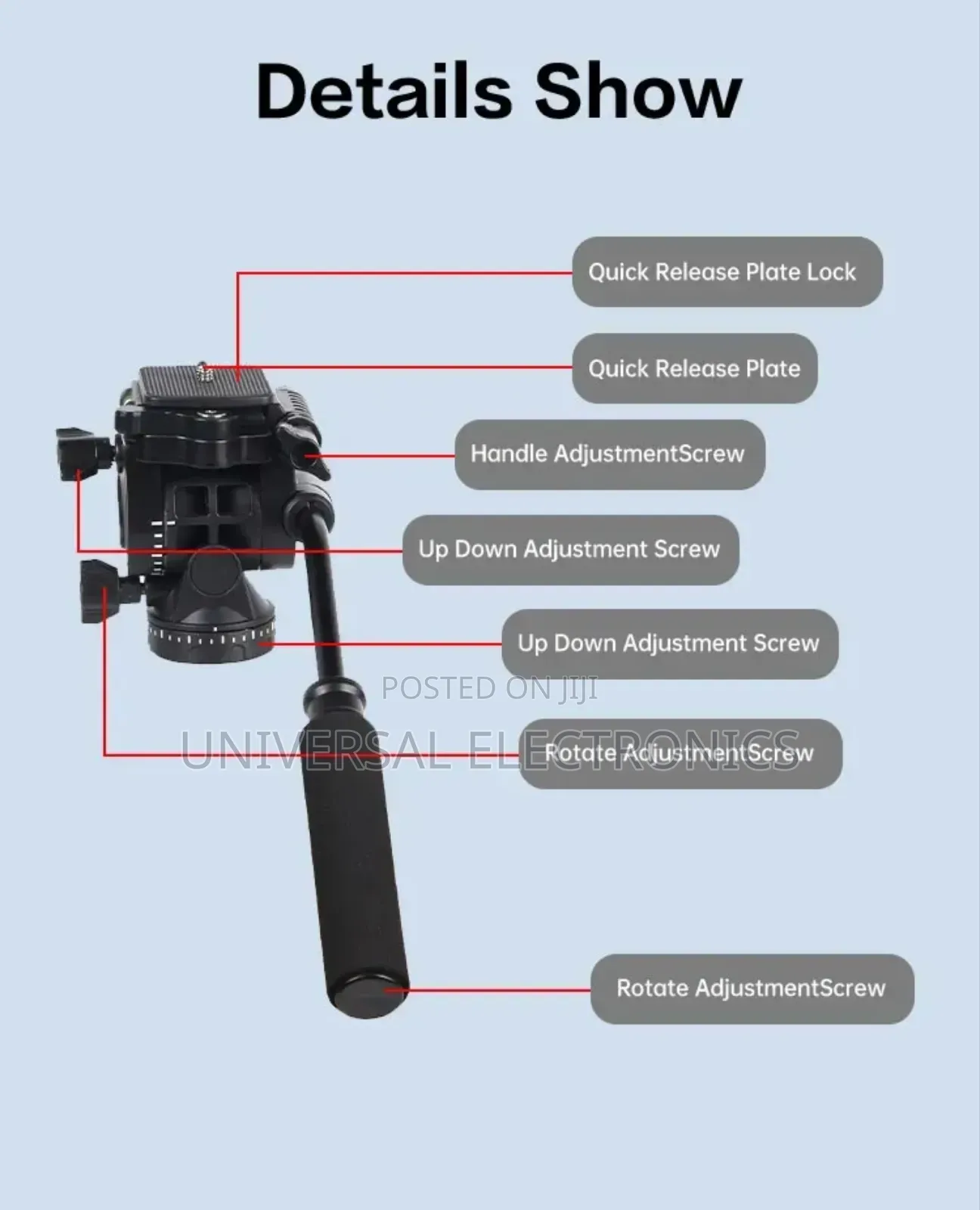 Panoramic Camera Stand (Carry Bag Included)