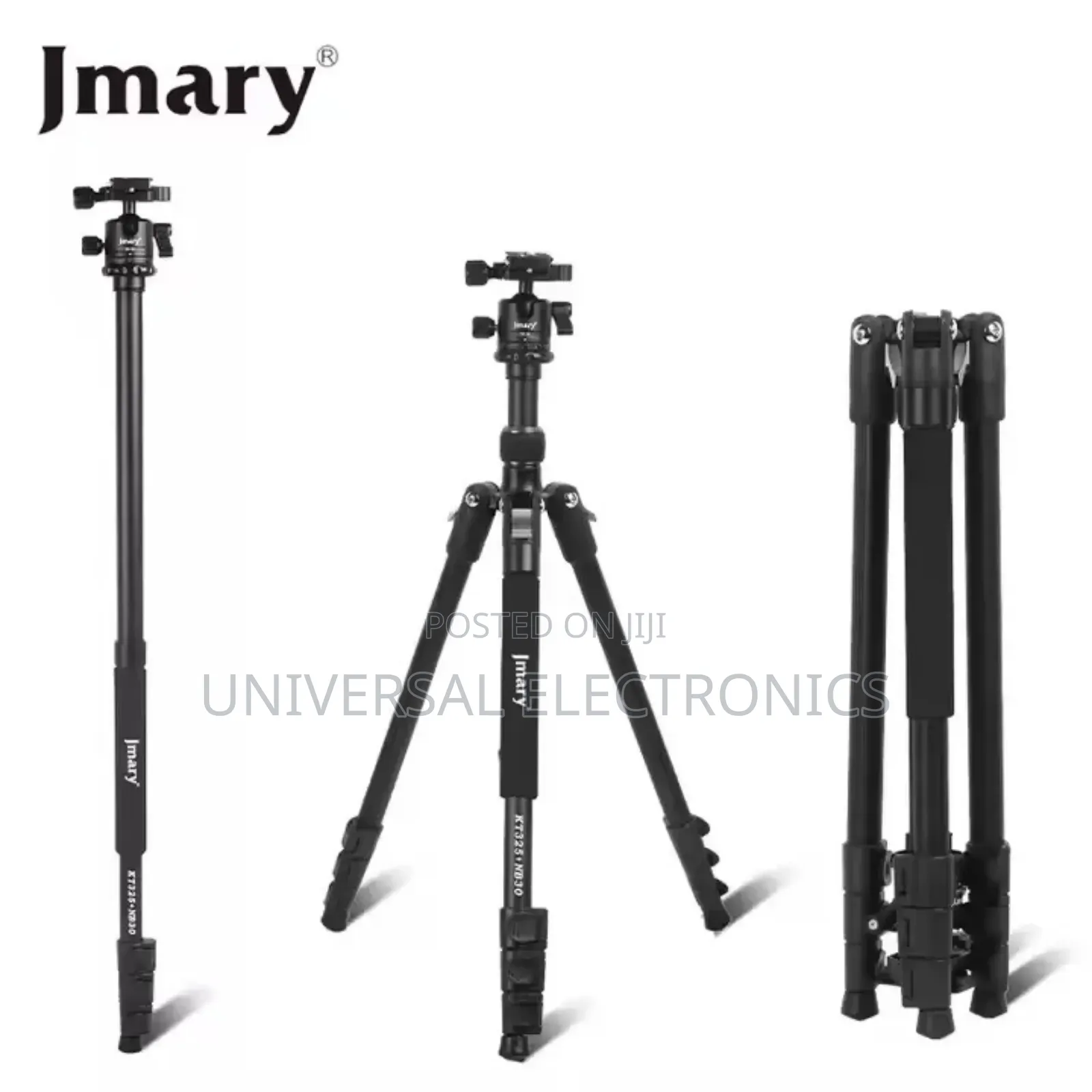  Stable Tripod + Fluid Head for DSLR Camcorder