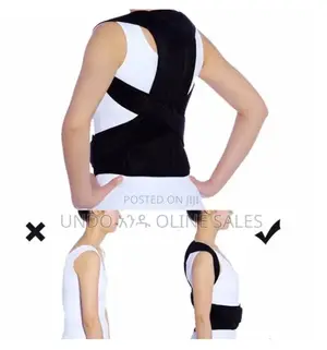 Adjustable Back Posture Corrector With Breathable Shoulder