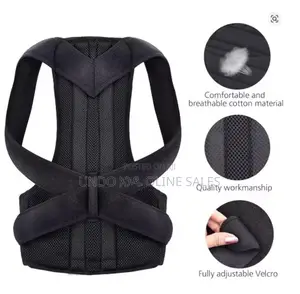 Adjustable Back Posture Corrector With Breathable Shoulder