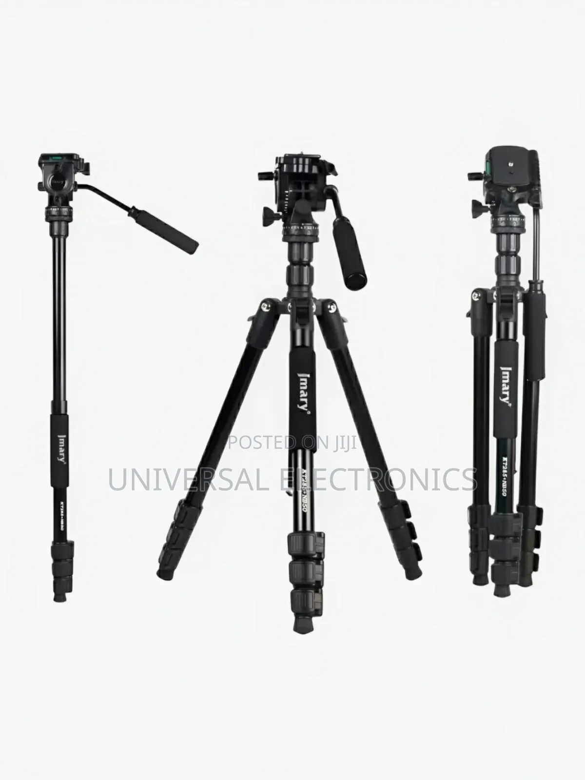  Stable Tripod + Fluid Head for DSLR Camcorder