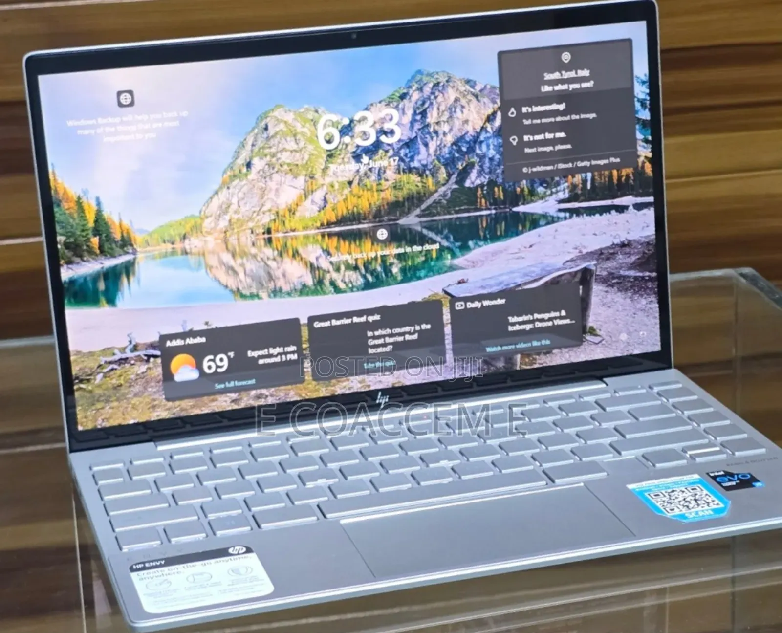 New Laptop HP 8GB Intel Core I5 SSD 256GB